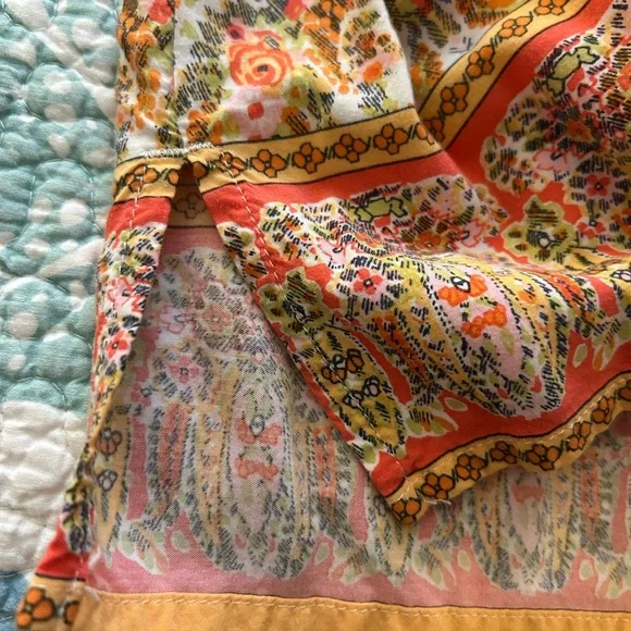 J. Jill Orange Brown Relaxed Blouse - Picture 4 of 5